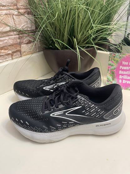 Brooks Black Gray Women sz 8.5