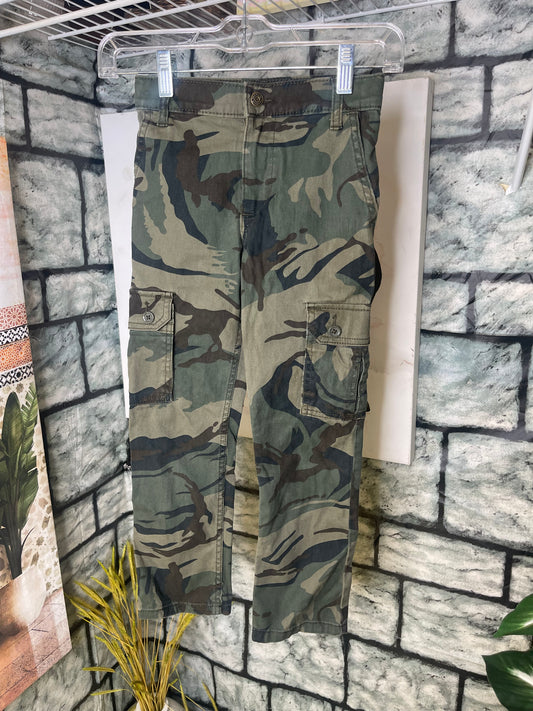 Wrangler Green Camo Jeans Boys sz 7