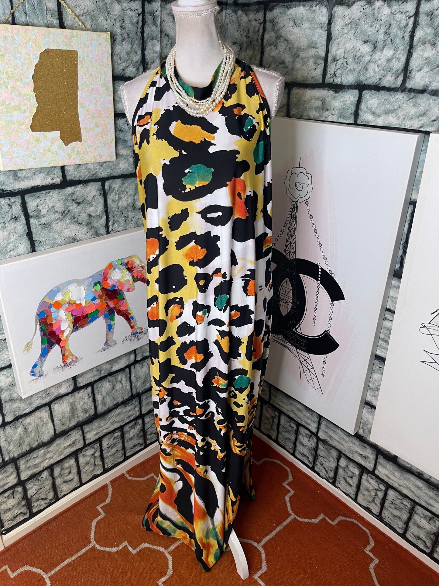 NEW Ashley Stewart Black White Print Dress Women sz 22/24