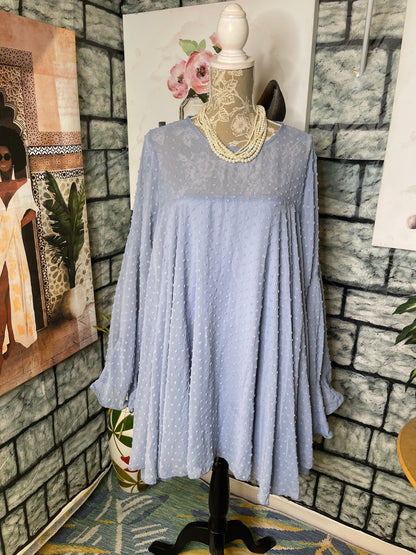 NEW Boohoo Blue Dress Women sz 14