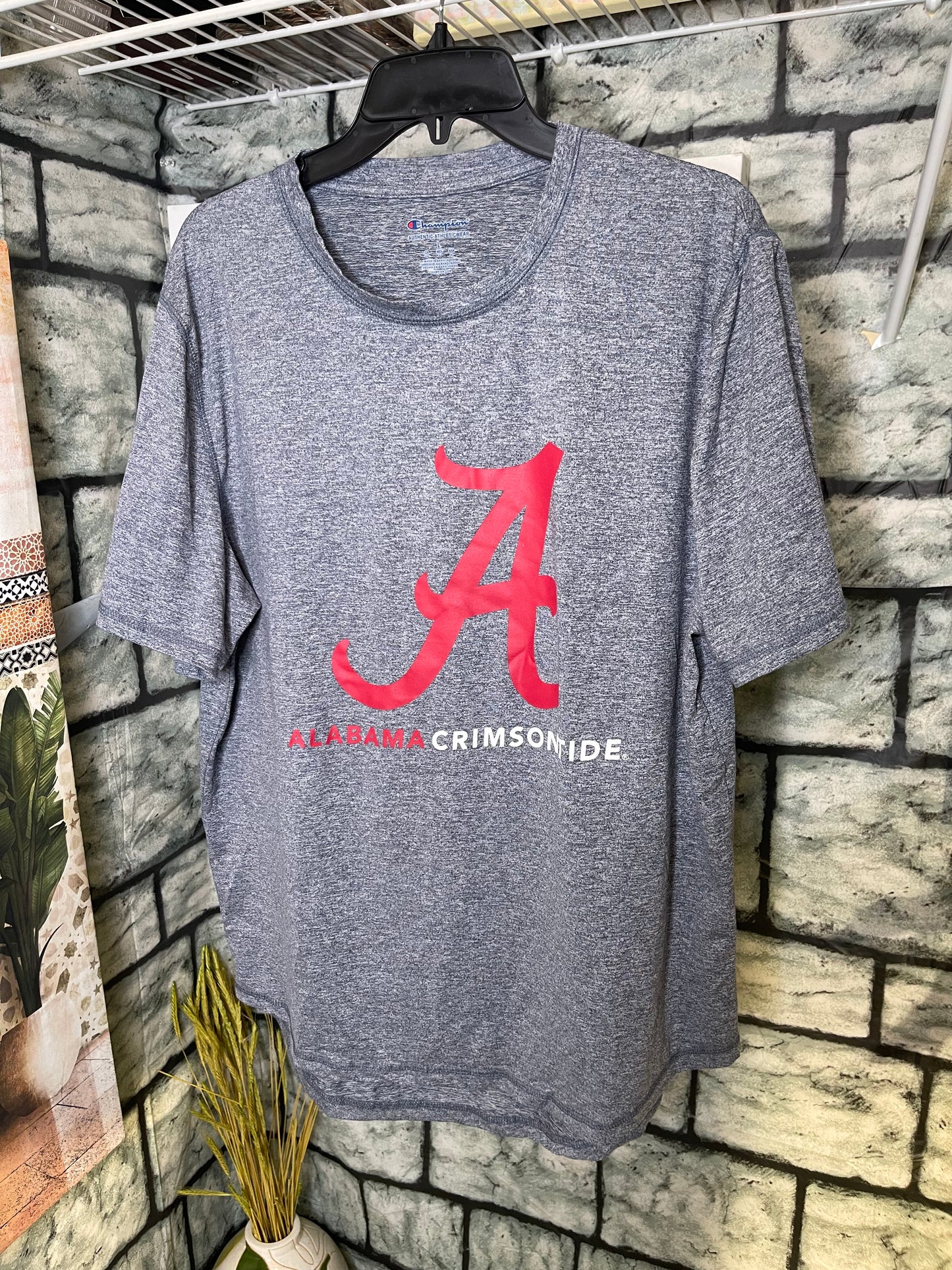 Champion "Alabama" Shirt Gray Men sz Large