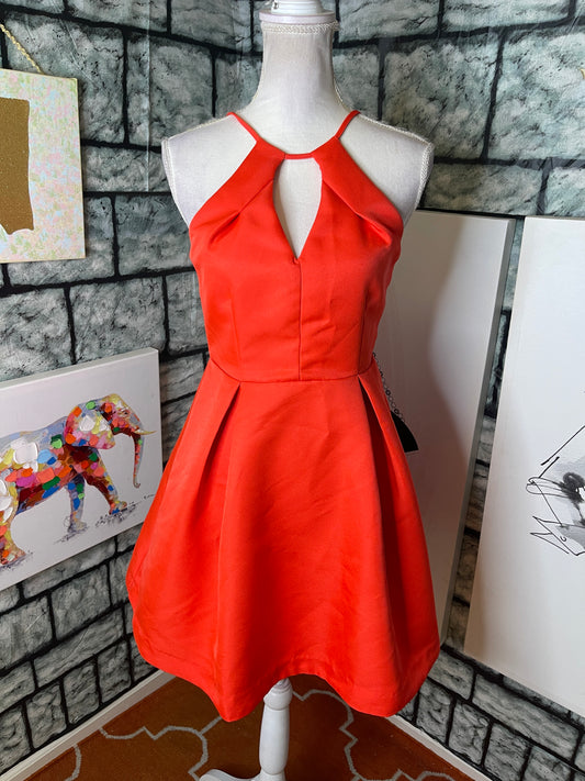 Mustard Orange Dress Women sz Medium