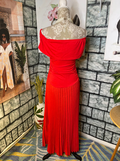 Shein Red Dress Women sz Small