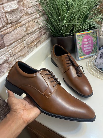 NEW Alfani Brown Dress Shoes Men sz 12