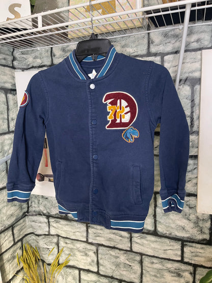 365 Kids "Dino" Blue Jacket Boys sz 7