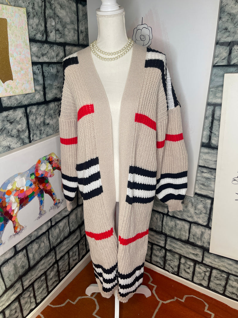 NEW “Burberry looking” sweater women sz Medium