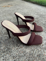 Olivia brown heels women sz 7.5