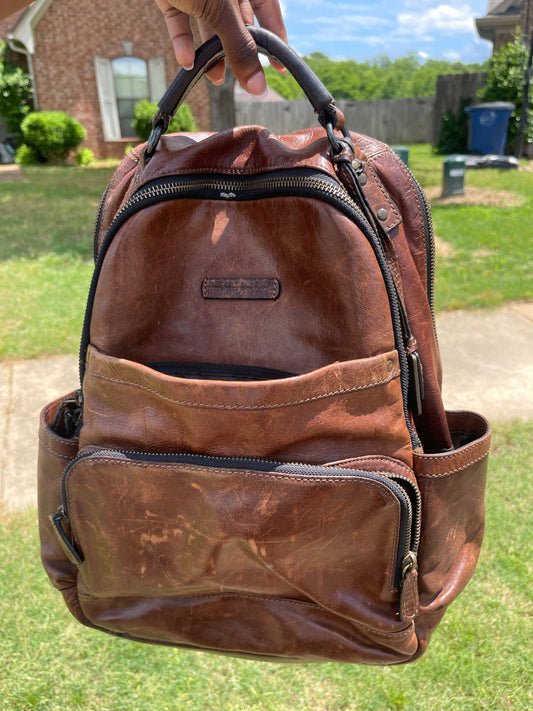 Frye Leather Backpack Brown