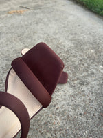 Olivia brown heels women sz 7.5