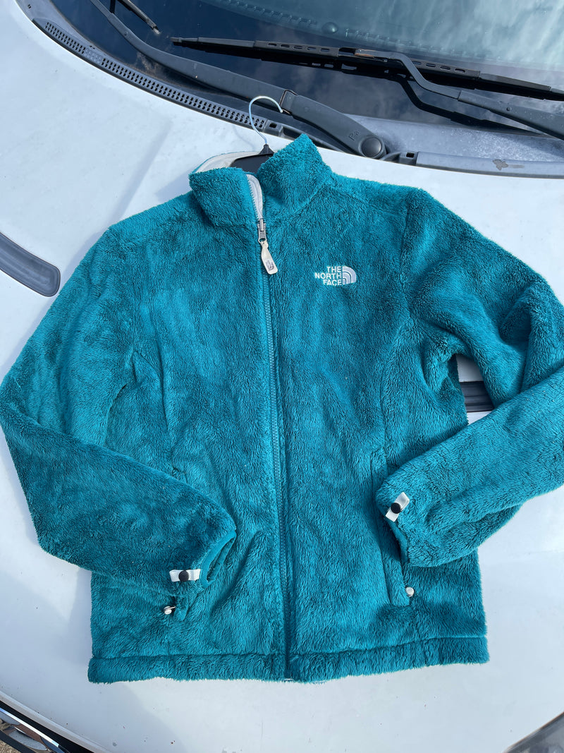 The north face jacket green women sz small