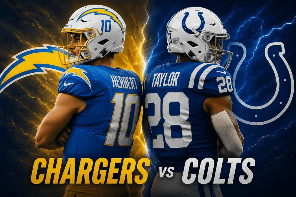 Chargers vs Colts Match Player Stats
