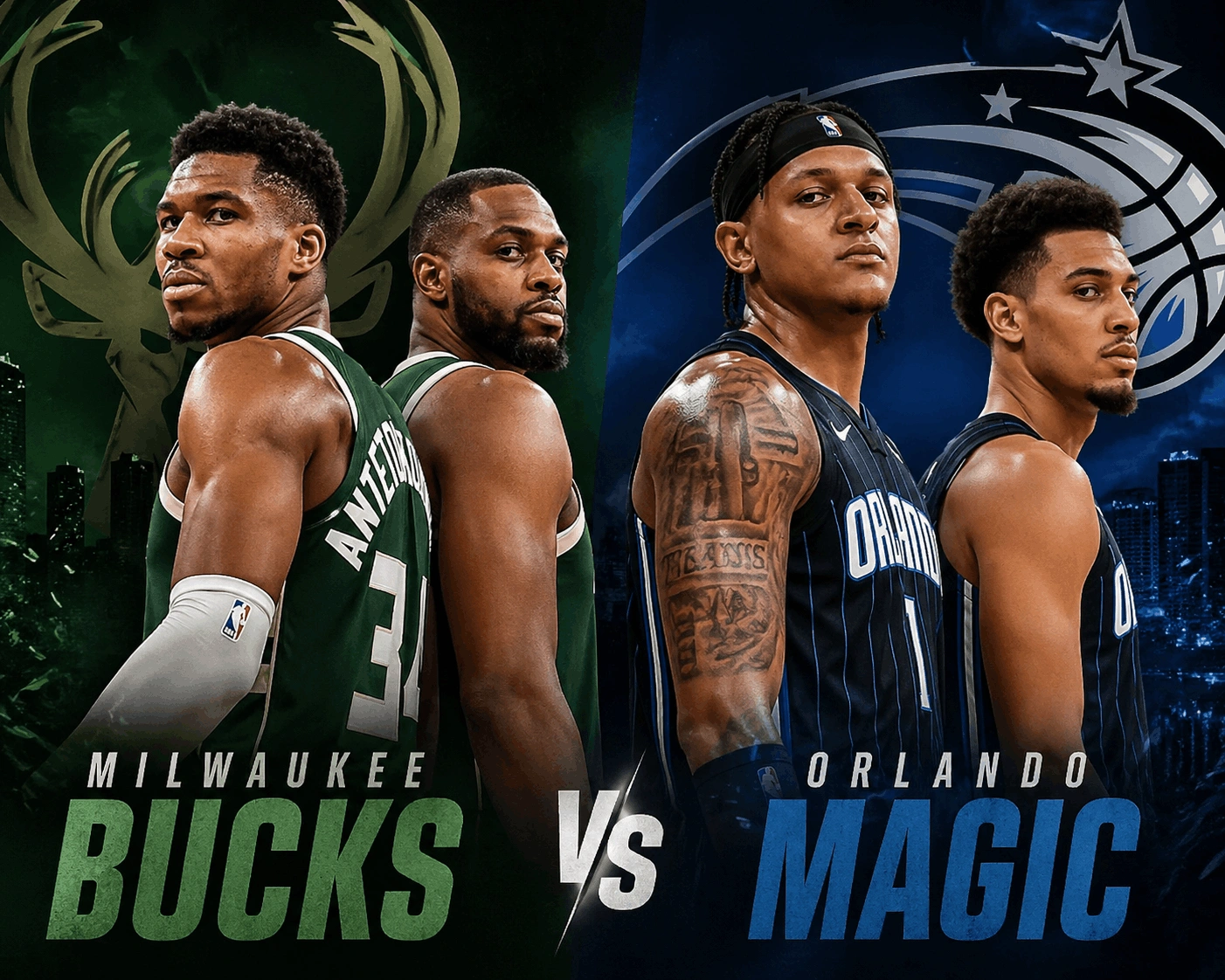 Milwaukee Bucks vs Orlando Magic Match Player Stats