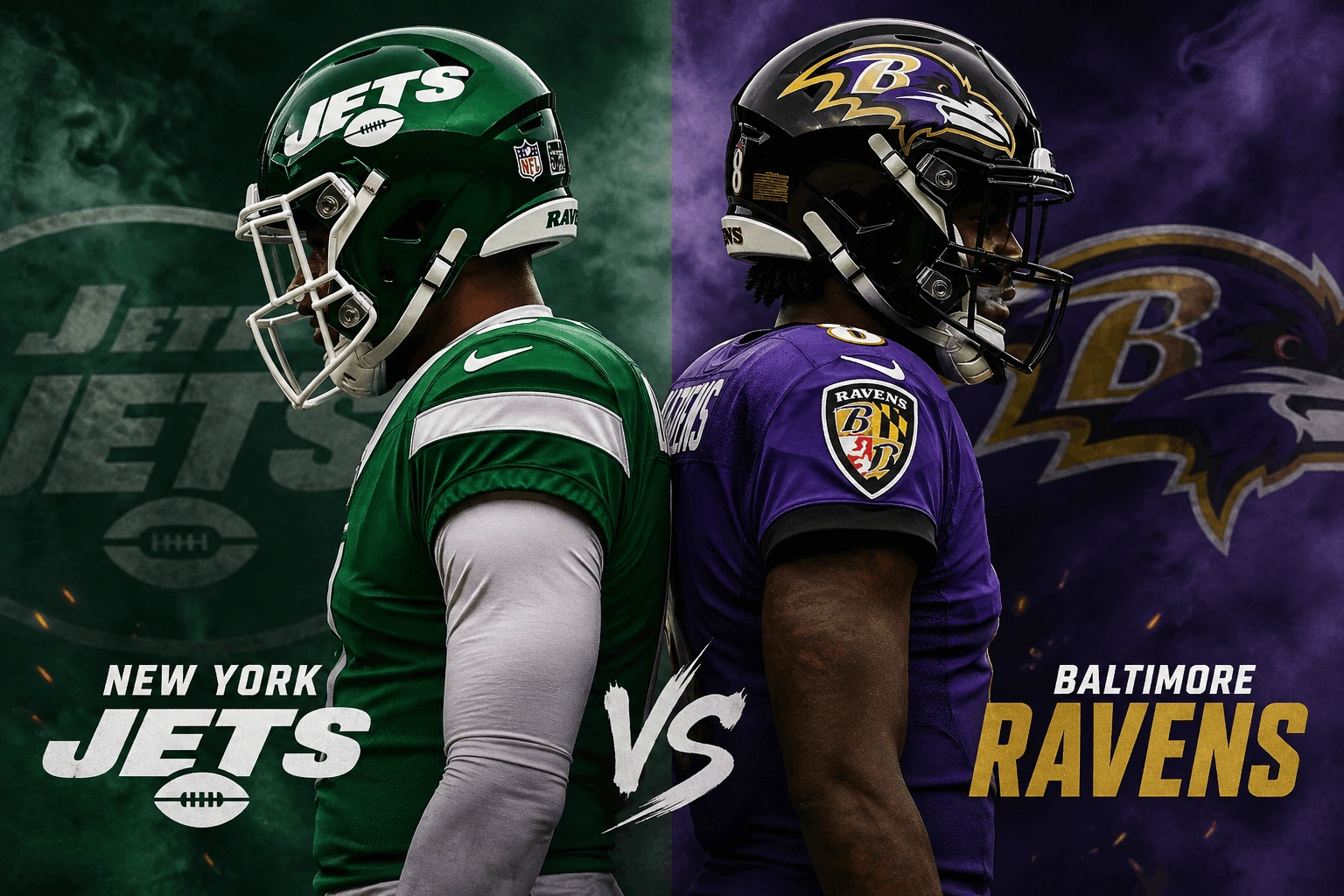 New York Jets vs Baltimore Ravens Match Player Stats