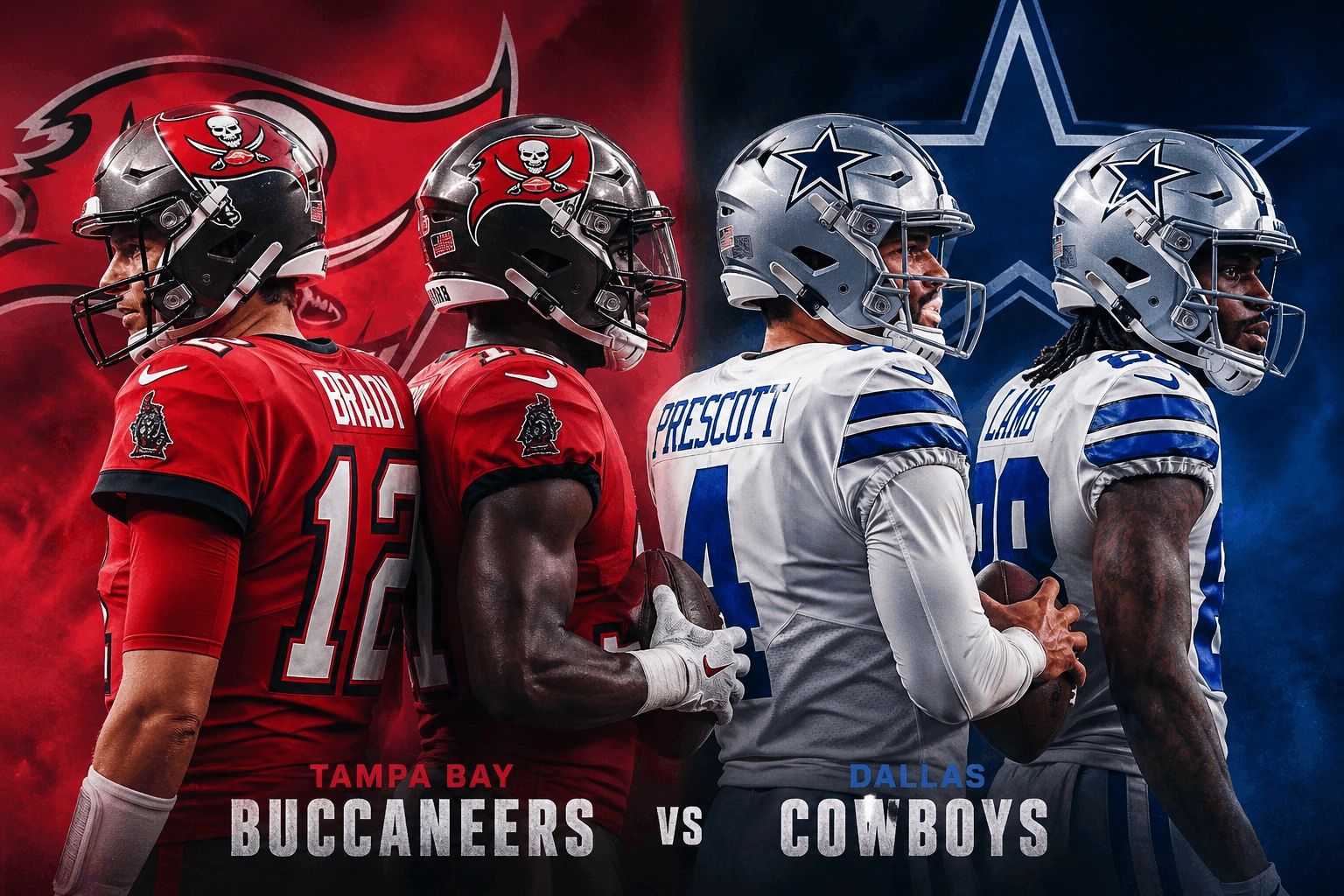 Tampa Bay Buccaneers vs Dallas Cowboys Match Player Stats