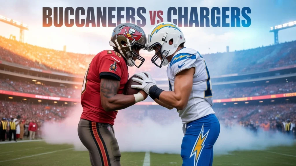 tampa bay buccaneers vs chargers match player stats
