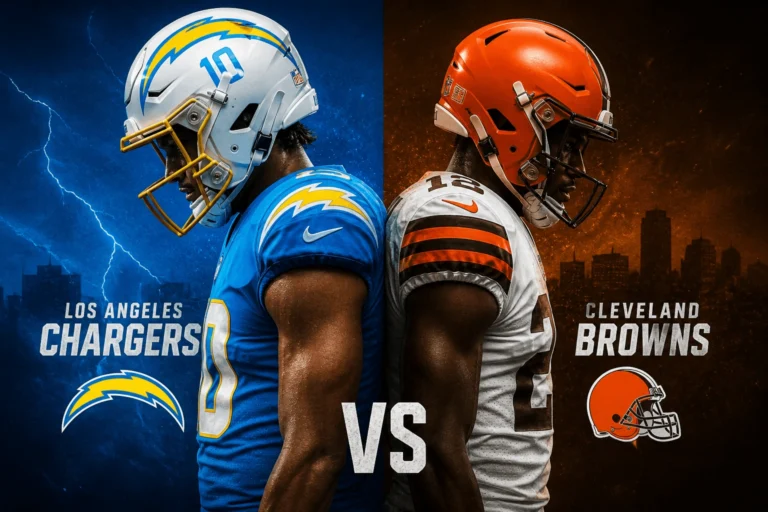 Chargers vs Cleveland Browns Match Player Stats