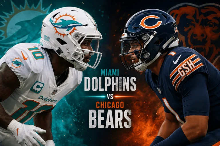 Miami Dolphins vs Chicago Bears Match Player Stats