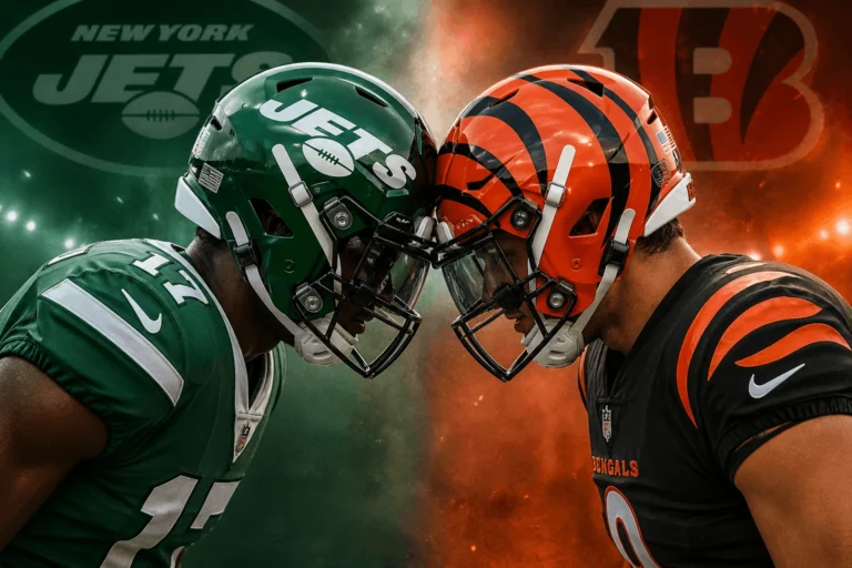 New York Jets vs Bengals Match Player Stats